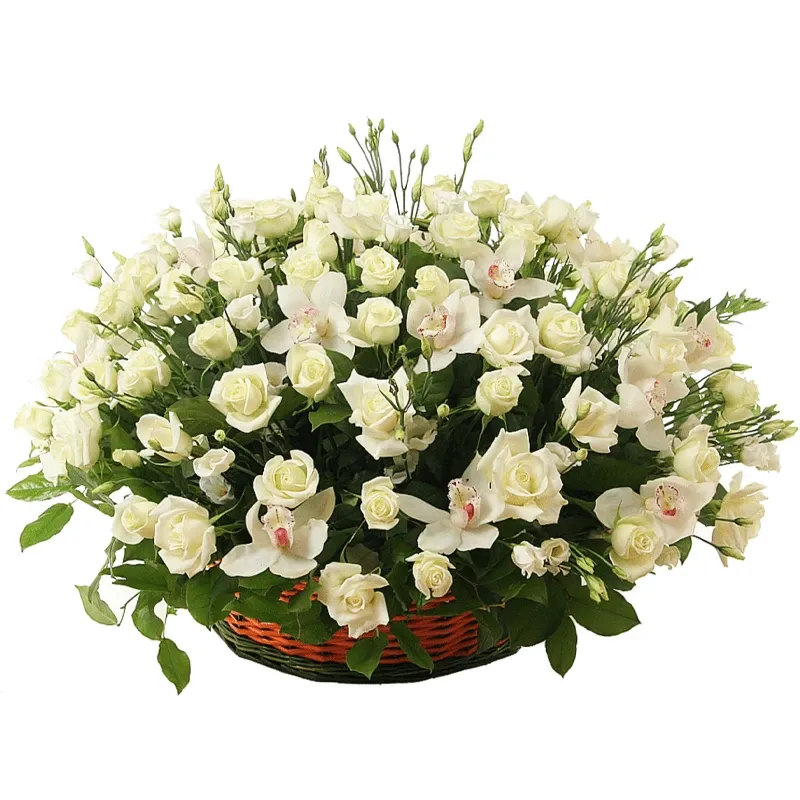 Корзина с цветами Волшебный ритуал